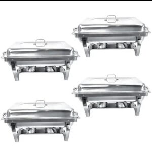 9L silver chaffing dishes