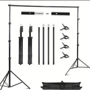 Adjustable backdrop stand